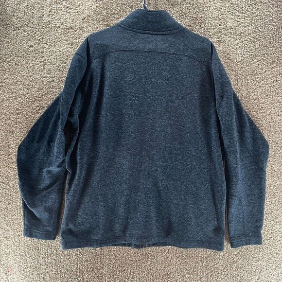 Columbia Sweatshirt Adult Extra Large Blue Full Zip Outdoors Hiking Casual Poly - Picture 10 of 11